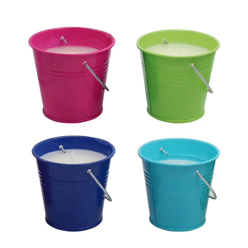 Citronella Bucket Candles factory